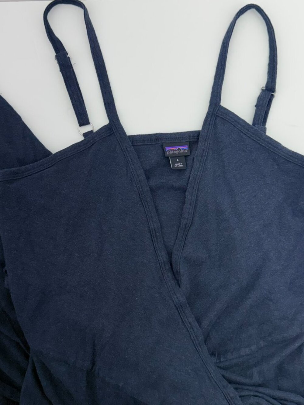 Patagonia Women's Wrap Dress Dark Gray Sz L